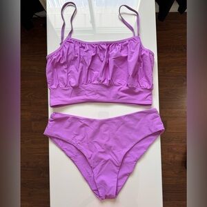 XL Zaful Purple Bikini Set